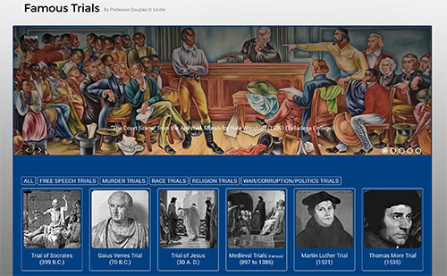 The new Famous Trial
              Website is now up and running