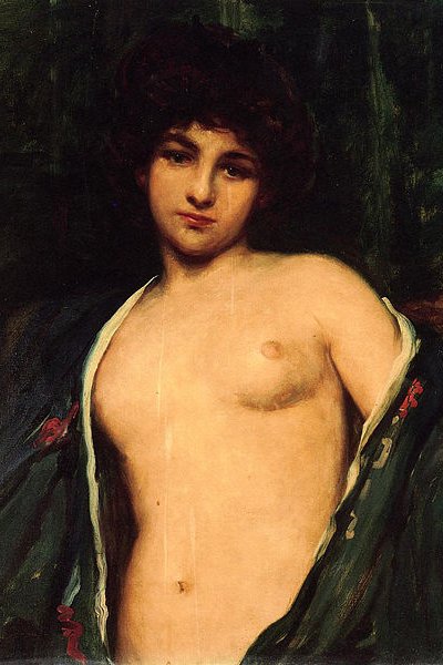 Portrait of Evelyn Nesbit 1901 by James Carroll Beckwith